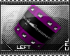 [c] Zipped Cuffs Purple
