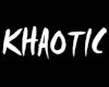 *K* KHAOTIC Sign Black