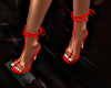 Red Strappy Shoe