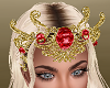 Gold Red gem Crown