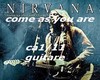 come as you are+guitare