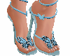 sandalias mariposas azul