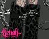 𝕽 | Cheetah Boots Blk