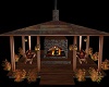 Fall Outdoor Fireplace