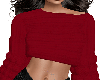 Cranberry Puff Sweater