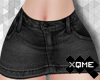 Black Denim Skirt