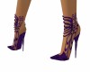 KQ Purple Baroque Heels