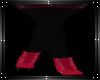 Sinful sock bl/red rll
