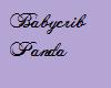 Babycrib Panda~Mia