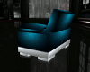 teal blue chair