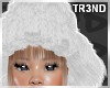 ᵀ White Fur Hat 🤍