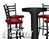 Red/Black Bar Table 