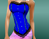 sexy corset Blue