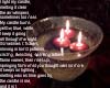 Candle with poem