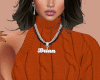RUST SWEATER DRESS