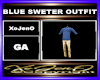 BLUE SWETER OUTFIT