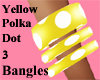 Yellow Polka Dot Bangles