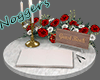Guest Book Table Red