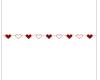 lil Red Hearts Divider