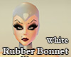 White Rubber Bonnet