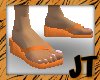JT Orange Flipflops