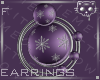 Earrings PurpleS 3 Ⓚ