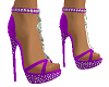 Purple Diamond Heels