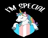 trans pride unicorn