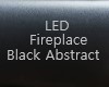 LED Fireplace Black V2