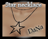 {D}Black Star*necklace