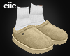 E. M Beige Ugg Slippers