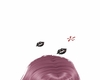 pink kiss above head