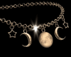 !! Moon Gold Necklace