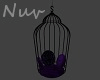 Gothic Purple Swing Cage