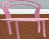 Pink heart chair