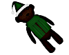 Xmas Teddy Bear Green.
