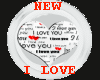 NEW I LOVE YOU