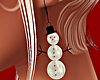 Snowman Earrings