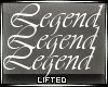 Legend Floor Sign |L