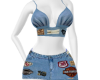 Mel Denim Skirt Fit