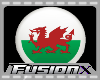Fx Wales Button Sticker
