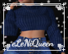 (EQ) Crop Sweater (blue)