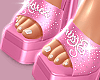 Miley pink heels