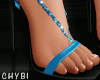 C~Blue NYE Heels