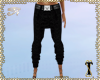 ![T] Black Jeans Belt