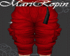[M1105] Draped Red Pants