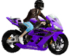 Purple Motorcycle Bike  