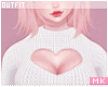 ð White Heart Outfit