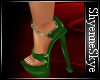 [SS]Leather Heels Green