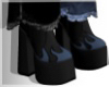Blue Flames Boots